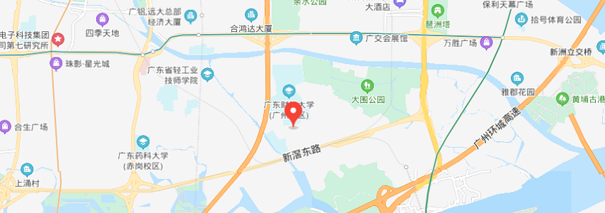广东财经大学学校地图